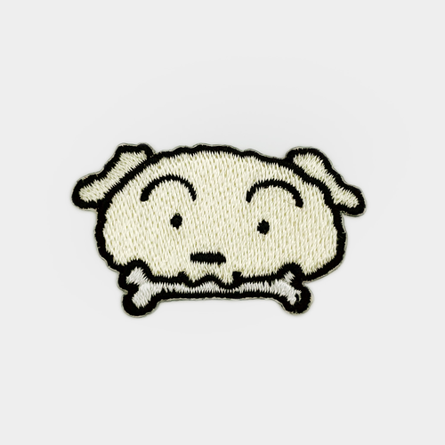 クレヨンしんちゃん 刺繍ワッペンシール シロ（コミック） | クレヨン